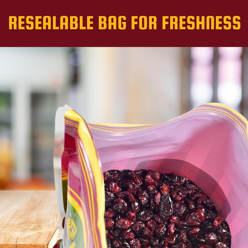 Dried Cranberries 5 Pounds (80oz) By We Got Nuts Sweetened