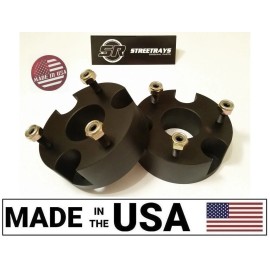 StreetRays [Originals] [SR] 2.5" Billet Front Leveling Spacer Lift Kit 15-22 Colorado /GMC Canyon BLACK