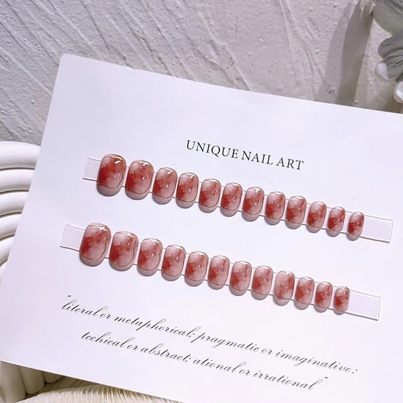 24 Pcs Nail Tips Rendering Lovely Nail Nail for Sweet