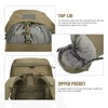 Mardingtop 50L Molle Hiking Internal Frame Backpacks with Rain Cover