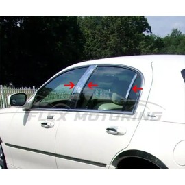 GenX Trims USA MADE 304 Stainless Steel 6PC Pillar Post Trim FOR 1998-2011 Lincoln Town Car