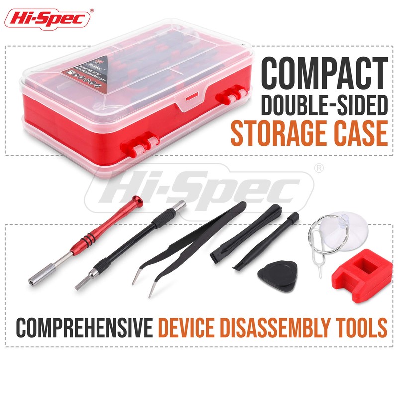 Hi-Spec 108pc Precision Screwdriver Bits & Opening Pry Bar Tool