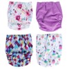 Breathable Soft Waterproof Adjusted Washable Reusable Infant Diaper Pants (Type