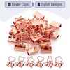 Mr. Pen- Cute Metal Binder Clips, 18 pcs, 0.75", Small