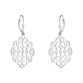 SOFIA MILANI - Women's Earrings 925 Silver - Earrings as Flower - 20739, Sterling Silver, No Gemstone