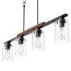 VONLUCE Dining Room Light Fixture Over Table, 4-Light Kitchen Island