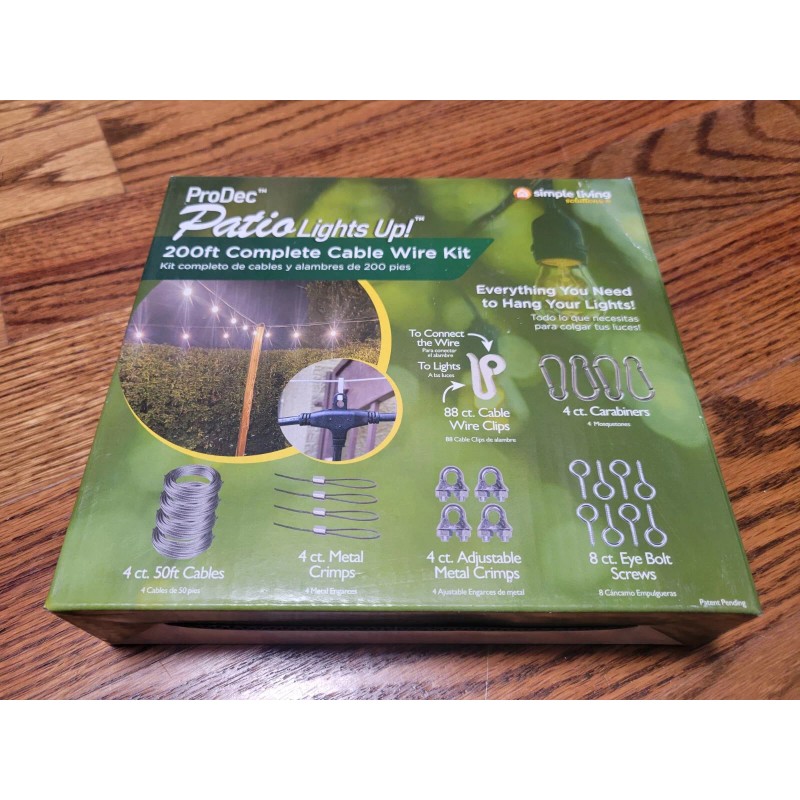 ProDec (1) New ProDec 200 Ft Patio / Porch Cable