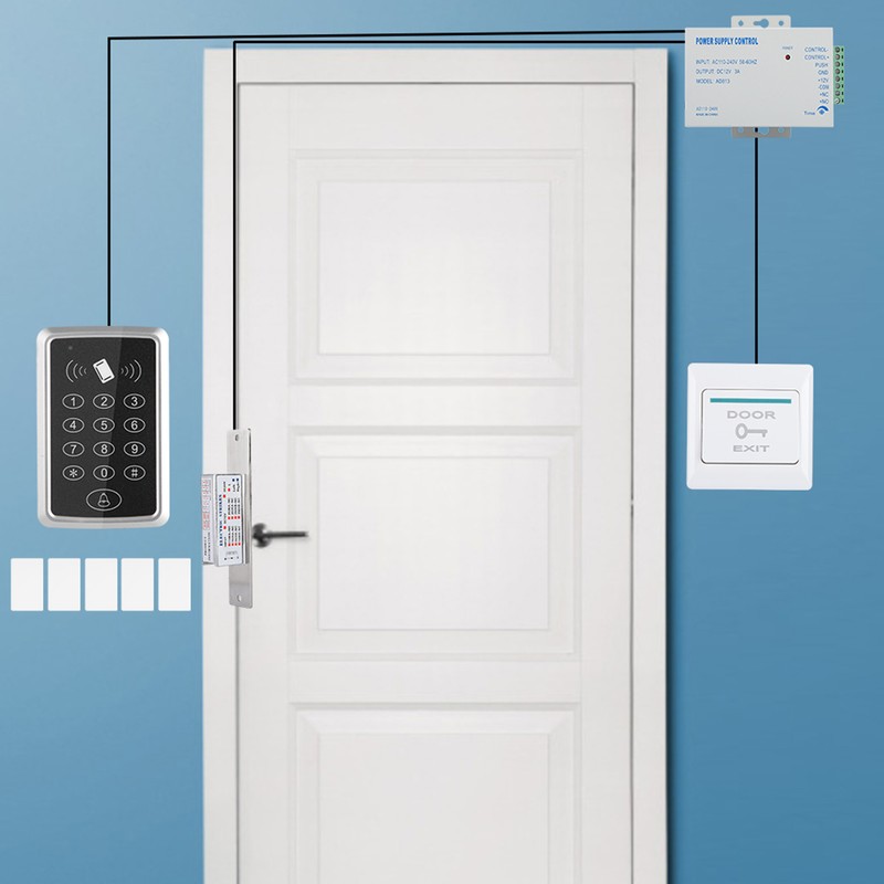 T13 Card Password Door Entry Access Control Machine System with