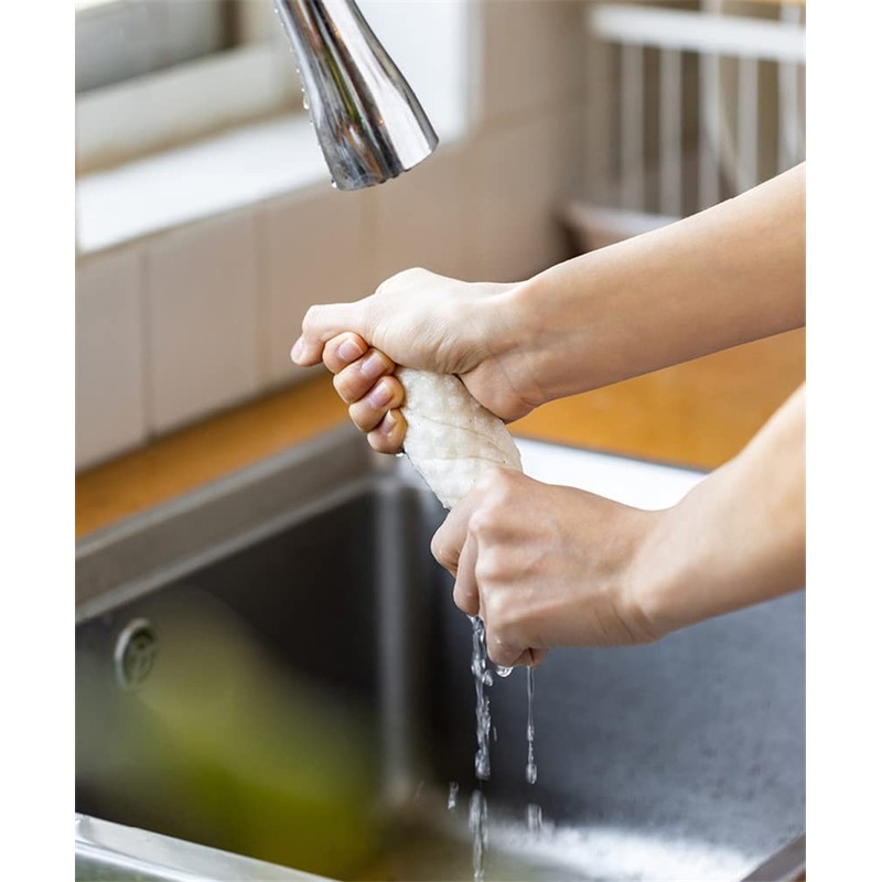 TREEWOO Juego de 5 paños de cocina suecos reutilizables de