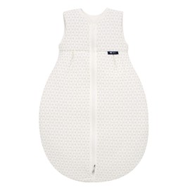 Alvi Baby Mäxchen Light Sleeping Bag Lightweight Sleeveless Summer Sleeping Bag Boys and Girls 100% Cotton, Graphic Taupe, 80