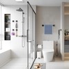 LACHILL 10-Pieces Matte Black Bathroom Accessories Set, 16 Inch Bath