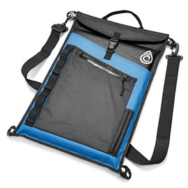 AquaQuest Typhoon Laptop Case - 100% Waterproof, Versatile, Durable, Lightweight, Compact Messenger Bag - Protective Padded Computer Sleeve Pouch Cover - 15", Blue