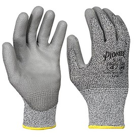 Pioneer Cut Resistant Gloves with Grey Coating – Level 4