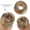 Extensiones Cabello Postizo Moño Cebolla Volumen Peinado Chongo Dona Coleta