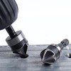 3 PCS 1/4 Inch Hex Shank, 5 Flute 90 Degree
