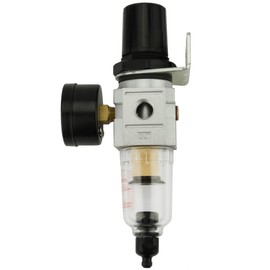 1/4" Compressed Air in Line Moisture/Water Filter Trap & Regulator Combination