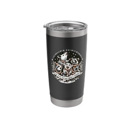 Opossum Xmas Christmas, Possum Do You Hear What I Hear Meme Stainless Steel Insulated Tumbler