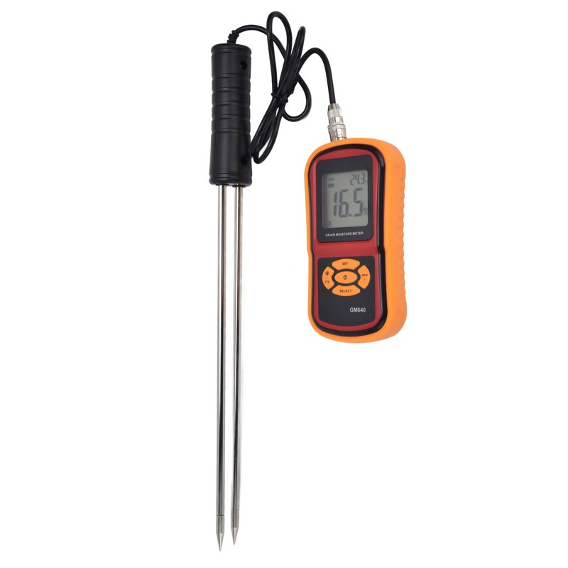 Digital Moisture Detector Portable Grain Moisture Meter LCD Hygrometer Humidity