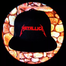 METALLICA PATCHED BLACK SNAPBACK TRUCKER HAT