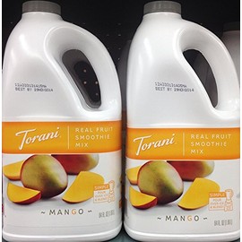 Torani Real Fruit Smoothie Mix MANGO 64oz (2 Pack)