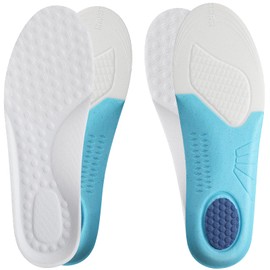 WLLHYF 2 Pairs of Shoe Insoles for Children, Tailored Shoe Insoles for Children, Breathable Foam Children's Shoe Insoles, Prevent Blisters, Calluses, Comfortable (21.7 cm)