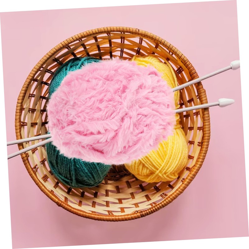Hohopeti 1 Roll Comfortable Acrylic Yarn for Knitting Crocheting Multi