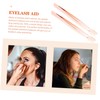 Gatuida 4 pcs Stainless Steel Eyelash Extension Tweezers Ergonomic Design