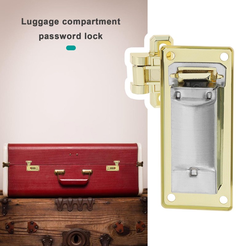 SG Store 2pcs Suitcase Combination Lock Luggage Hasp Combination Lock