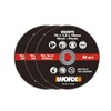 WORX WA6076.3 x3 76mm Metal Cutting Blades for WX801 Chopper