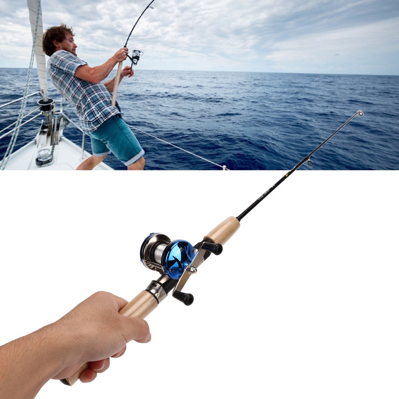 Ice Fishing Rod Kits Complete 27.6inch Rod Portable Ice Fishing