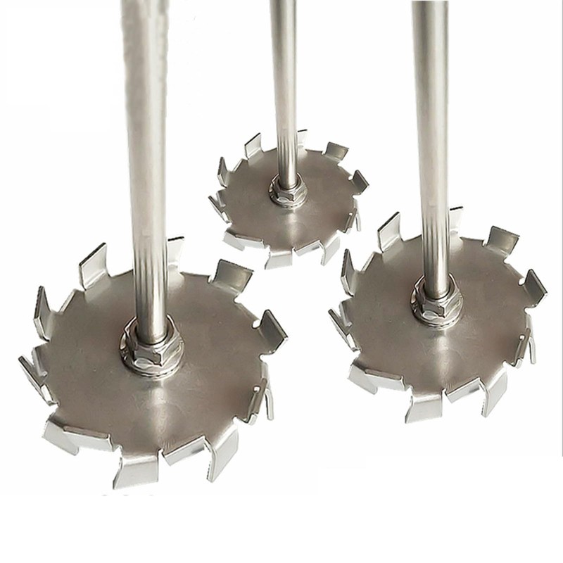 304 Stainless Steel Stirring Rod Sawtooth Stirrer Dispersing Disc with