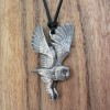 TaylorCustom Barn Owl Necklace - Owl Pendant, Bird Watcher, Ornithology