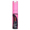 UNI CHALK PWE-8K FL PINK MARKER CHISEL TIP 8.0mm -