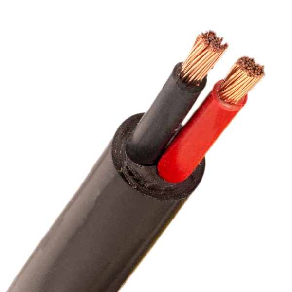 DCSk 5 Metres Round Car Cables, 2-Core Trailer Cable FLYY