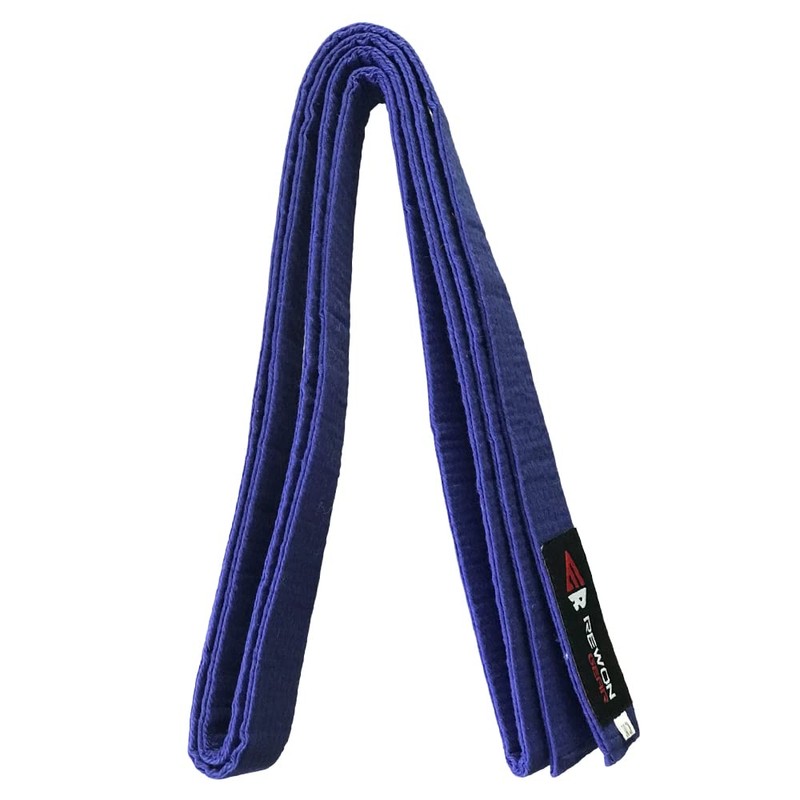 Rewon Gear Karate Martial Arts and Taekwondo Belt (Blue, 2/240cm)