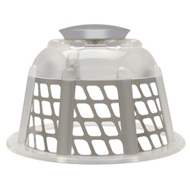 Tubbrella The Most Innovative Bathtub Drain Strainer/Hair Catcher (clear)