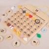 Children Wooden Calendar Perpetual Wall Calendar Early Educational Toy Gift