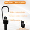 3/8 inch Plastic-Coated Bungee Shock Cord Hook, 30 PCs Plastic