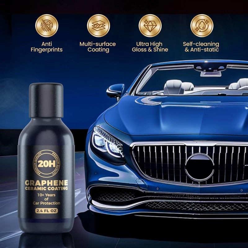 20H Nano Graphene Ceramic Coating for Cars, UV Tracing, 70