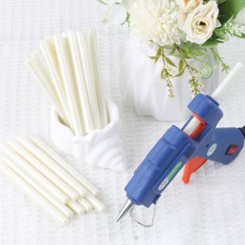 Pearl White Glue Gun Sealing Wax Sticks, HOSAILING 20pcs White Wax Seal Sticks for Wax Seal Stamp, Sealing Wax for Wedding Invitations, Letter Envelope Seals, Great Gift Ideas (Mini Size)