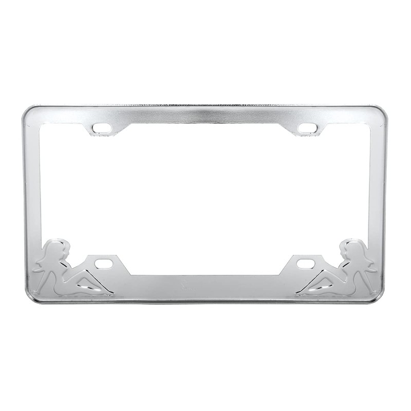 GG Grand General 60192 Chrome License Plate Frame with Chrome