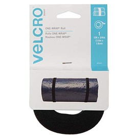 Velcro 90340 3/4" X 12' Negro ONE-WRAP Rollo
