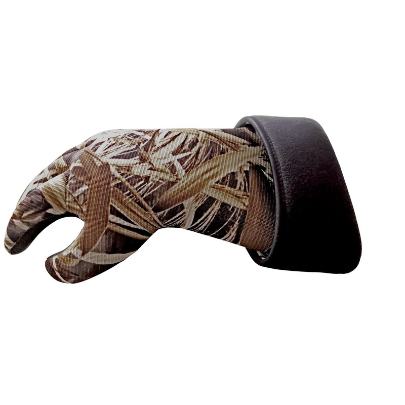 AUSCAMOTEK Waterproof Neoprene Duck Decoy Gloves - Insulated Blind Gauntlet