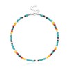 10PC Colorful Beads Choker Necklace for Women Boho Beaded Glamour