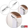 SOTECH Style 1-Arm Towel Rail Polished Chrome 325 mm Extension