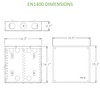 Legrand - OnQ 14 Inch Cable Management, In-Wall 20-Gauge Media