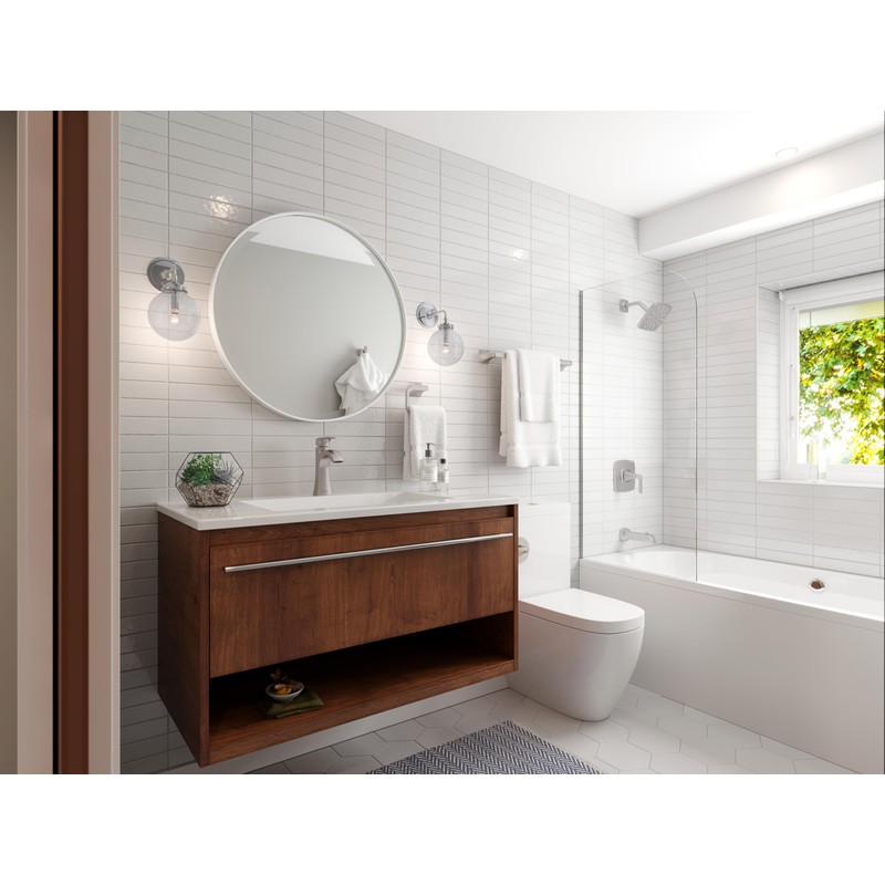 Pfister Bruxie 3-Piece Bathroom Hardware Set with Towel Bar, Towel