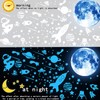 184pcs Glow in The Dark Stickers Space Ship Theme Self