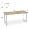 Tribesigns Computer Desk, 63 inch Large Office Desk Computer Table