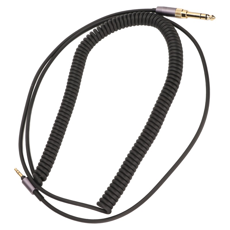 3.5mm Sound Spring Cable Retractable 9.8ft Plug and Play 3.5mm